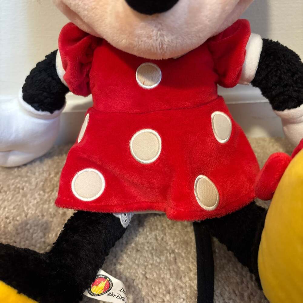 Authentic Disneyland Disney World Stuffed Minnie Mouse 24" Tall - Picture 4 of 6